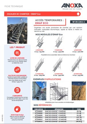 Fiche technique EMAP Eco
