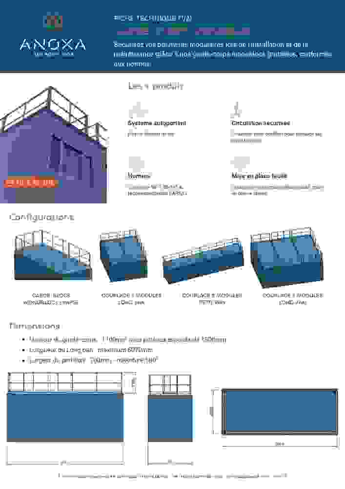 Fiche technique garde-corps monobloc