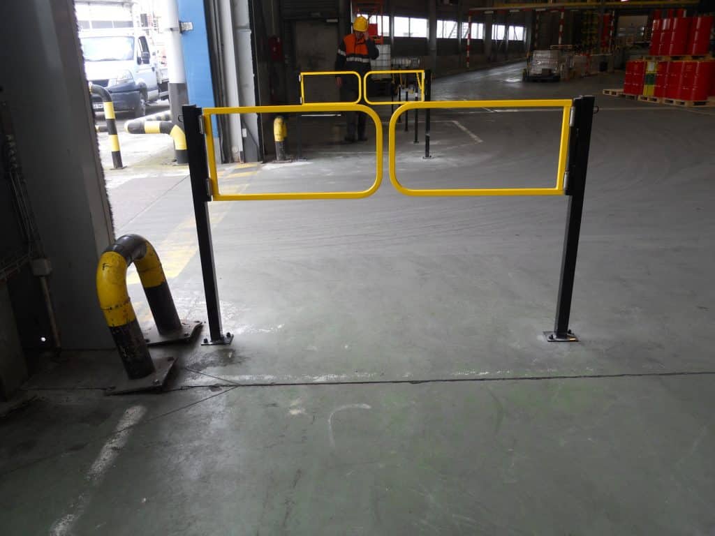 Barrière de sécurité bâtiment de stockage
