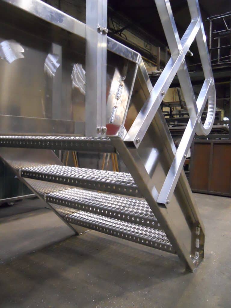 Limon saut de loup aluminium sur mesure