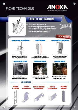 Fiche technique échelle bi-fixation