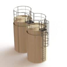 Garde corps circulaire pour cuve