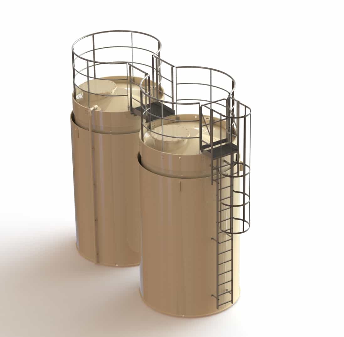 Garde corps circulaire pour cuve 