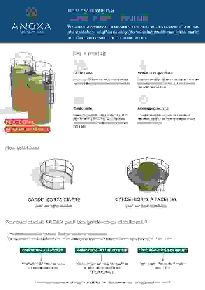 Fiche technique garde-corps circulaire