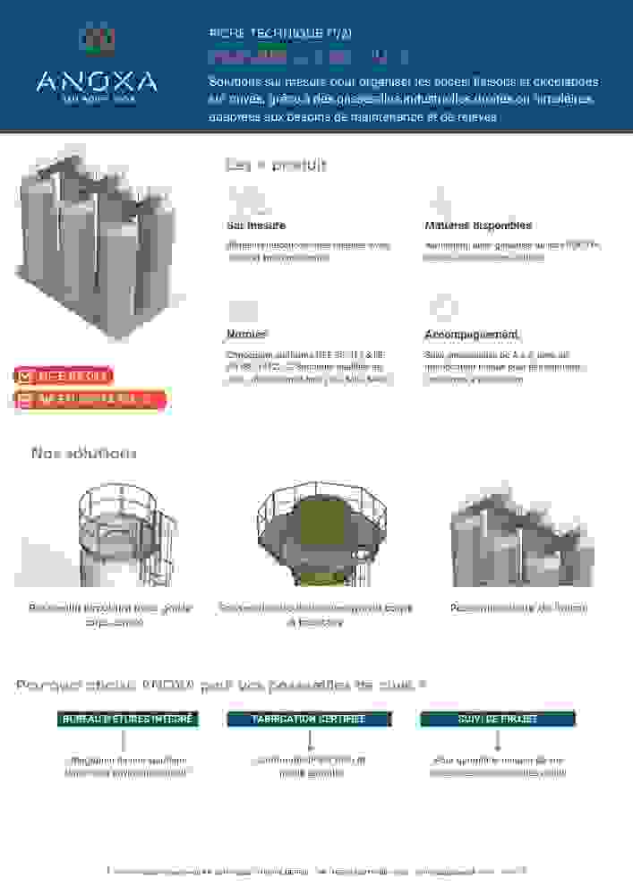Fiche technique passerelle de cuve
