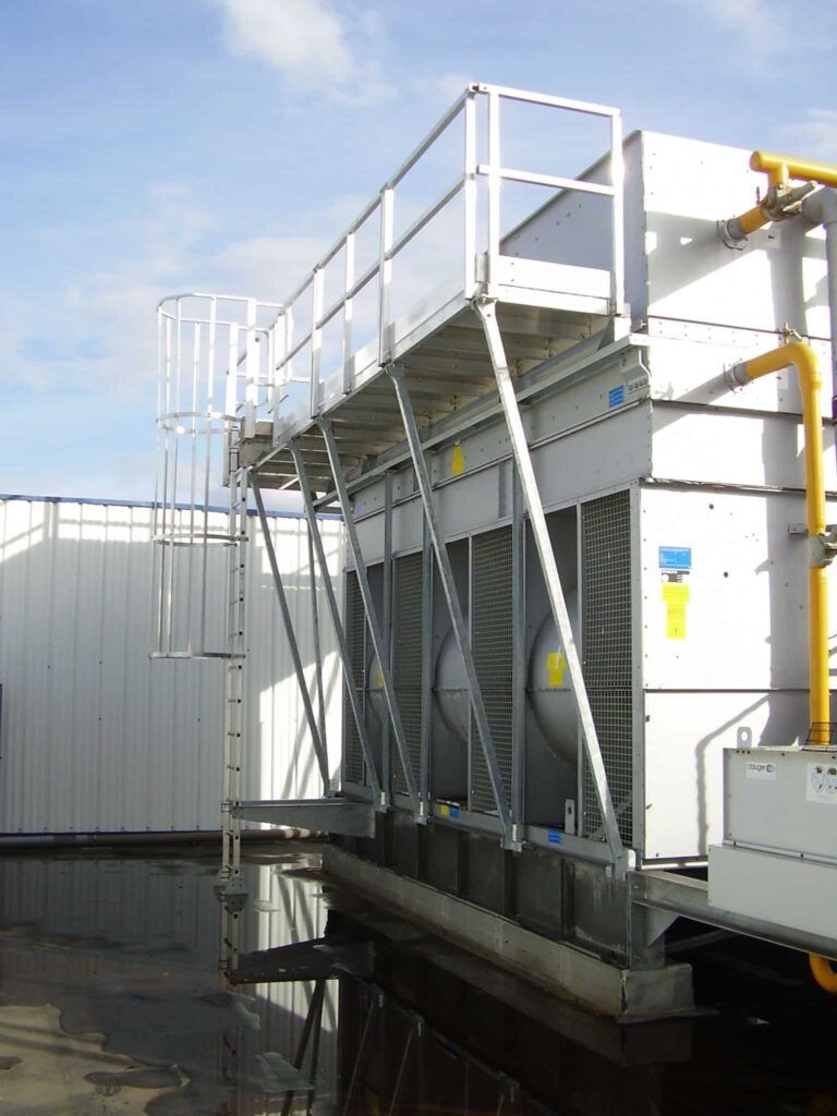 passerelle industrielle protection des chantiers