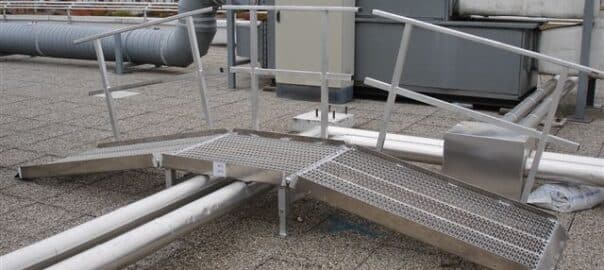 passerelle industrielle de chantier Anoxa